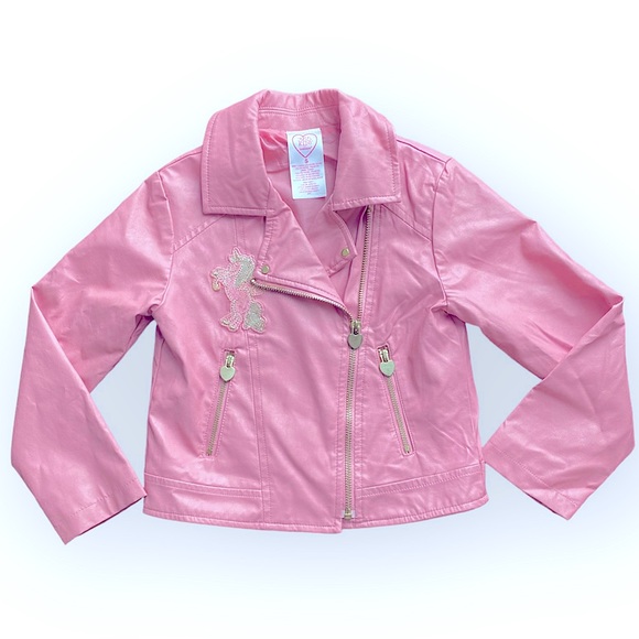 Garanimals Other - 365 KIDS GARANIMALS Pink Faux Leather Unicorn Jacket